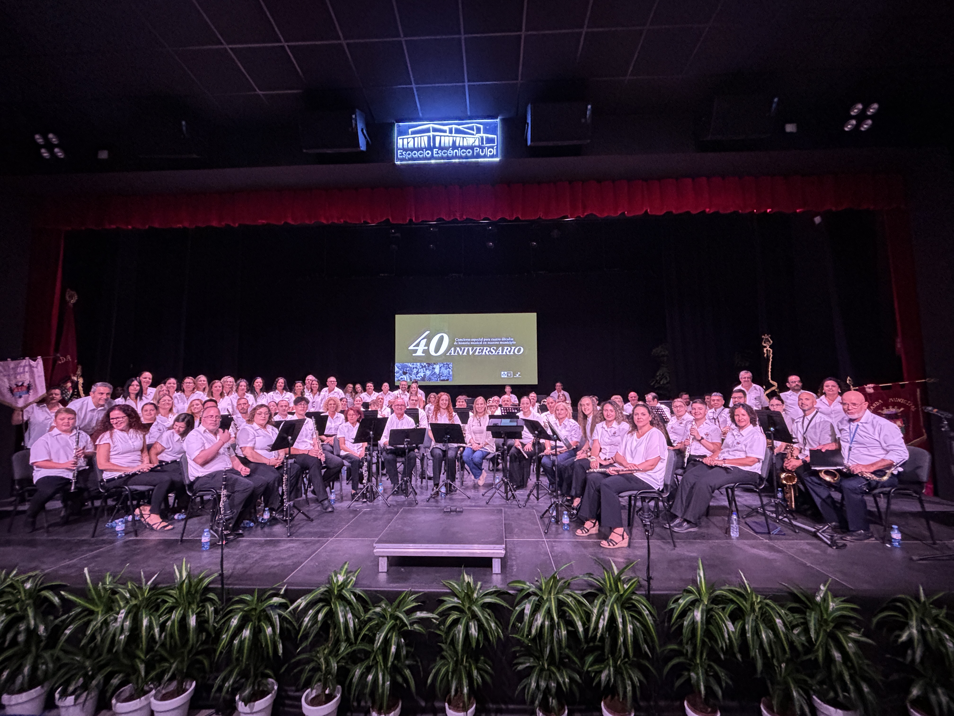 La Banda Municipal celebra su 40 Aniversario con distintos actos en el Espacio Escénico de Pulpí 