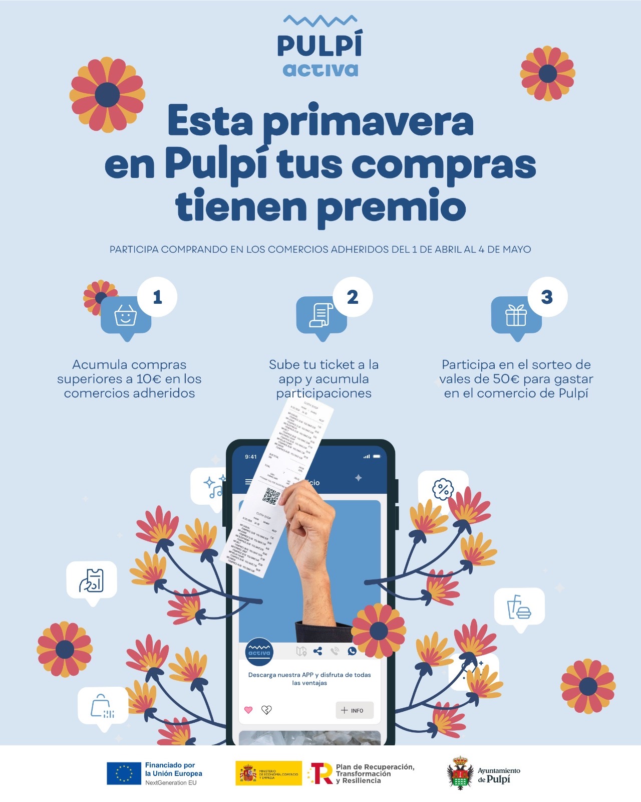 Esta primavera en Pulpí… ¡Tus compras tienen premio!